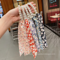 Fashion Pearl Hair Tie Flower Bowknot Tassel Elastic Headband